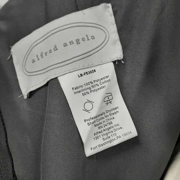 Alfred Angelo Halter Cocktail Dress Size 8 - Picture 7 of 7